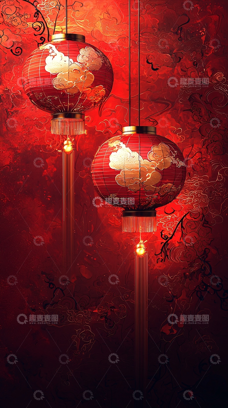 高清大图下载【趣麦麦图】红灯笼