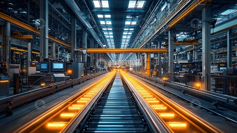 高清大图下载【趣麦麦图】现代化工厂车间内部