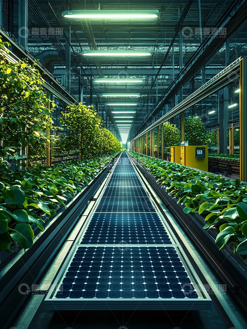 高清大图下载【趣麦麦图】室内垂直农场种植系统