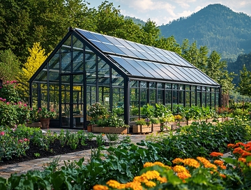山景花园玻璃温室