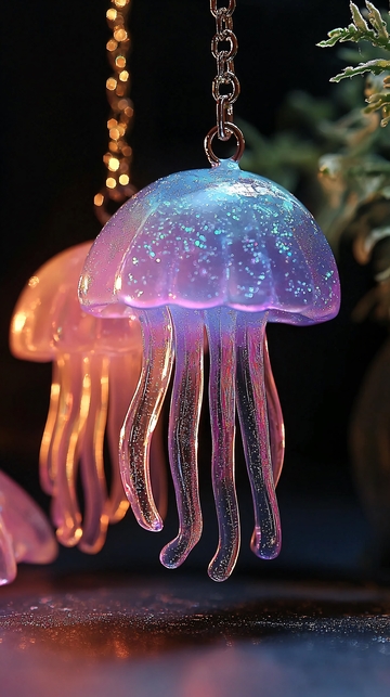 梦幻水母吊坠