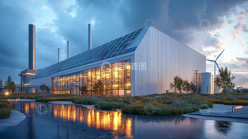 高清大图下载【趣麦麦图】现代化的工业建筑