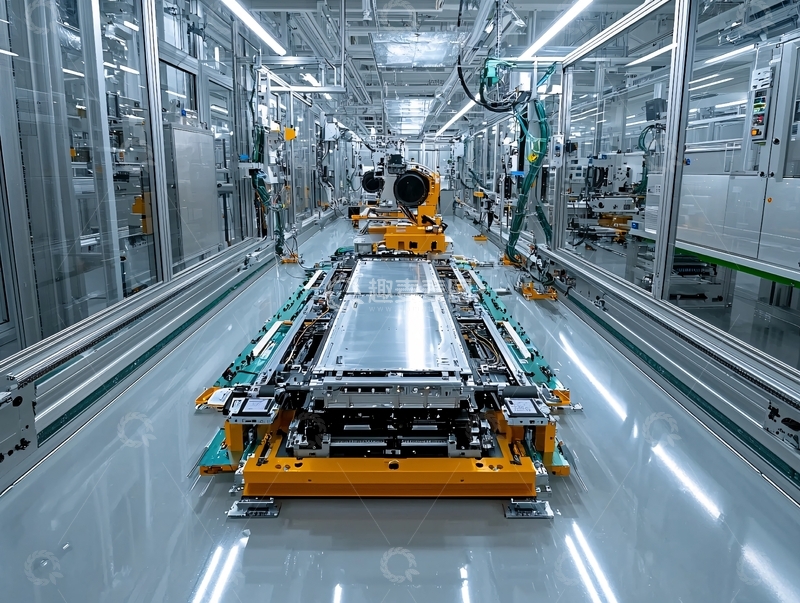 高清大图下载【趣麦麦图】未来工厂生产线