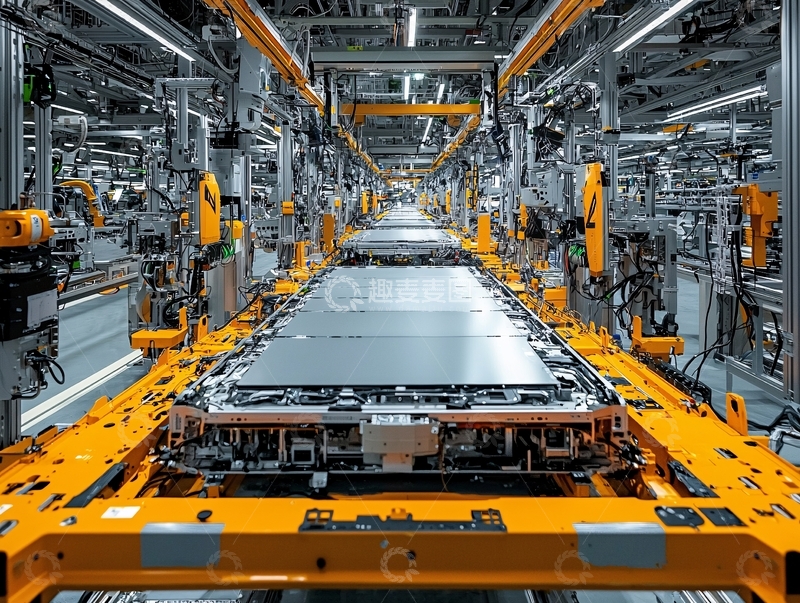高清大图下载【趣麦麦图】自动化生产线
