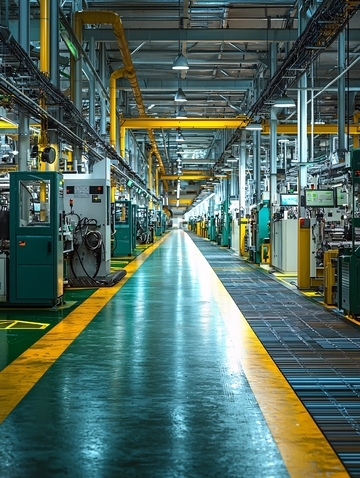 现代化工厂车间