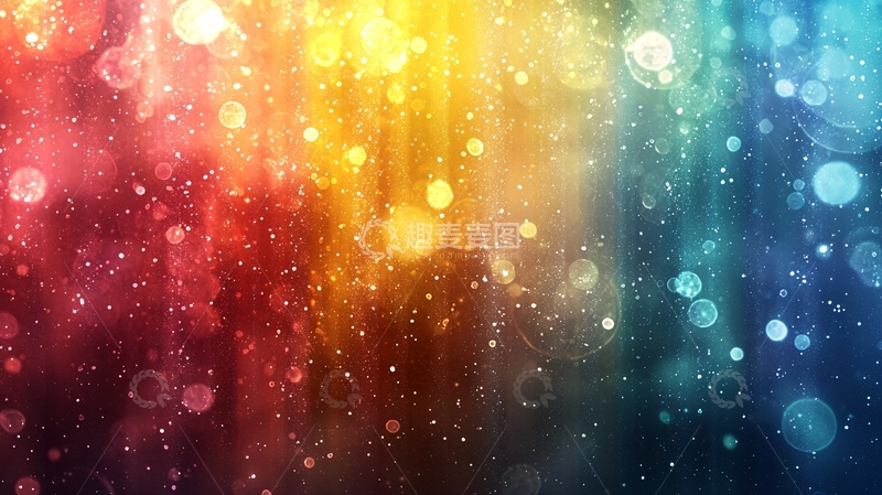 高清大图下载【趣麦麦图】彩色光斑背景图