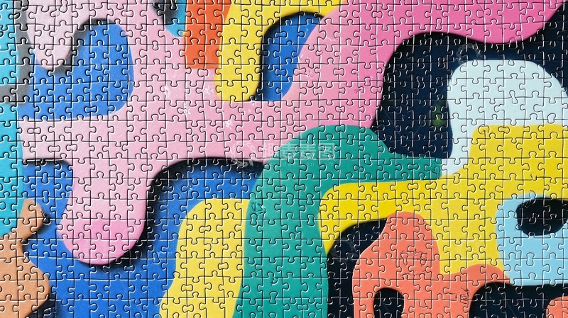 高清大图下载【趣麦麦图】彩色拼图