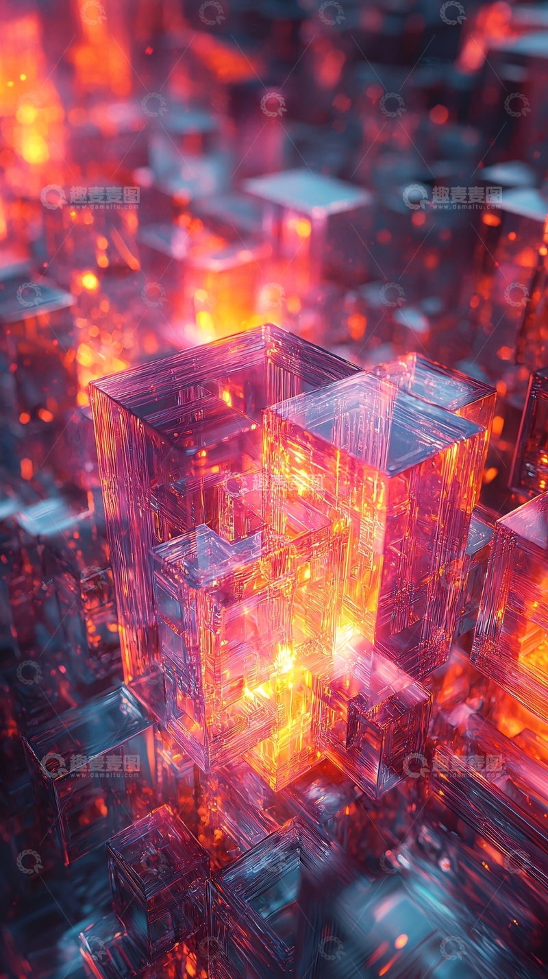 高清大图下载【趣麦麦图】抽象城市