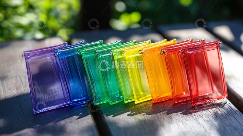 高清大图下载【趣麦麦图】彩虹收纳包