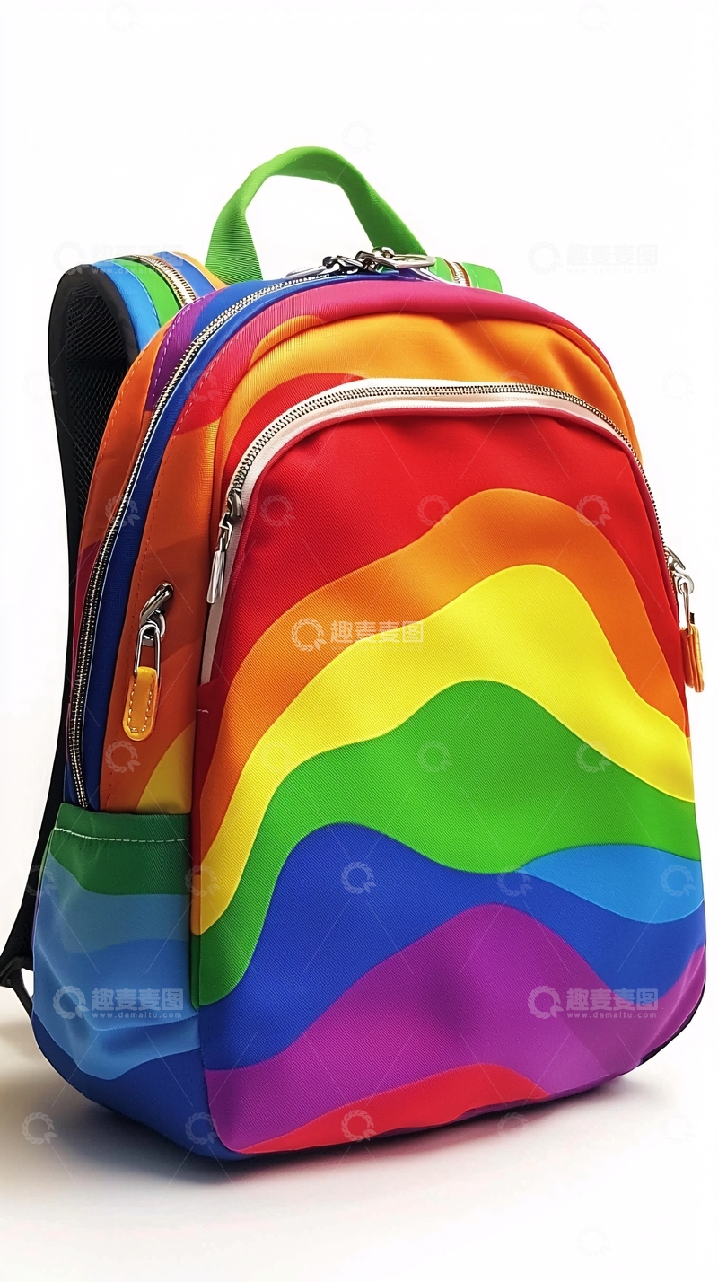 高清大图下载【趣麦麦图】彩虹背包