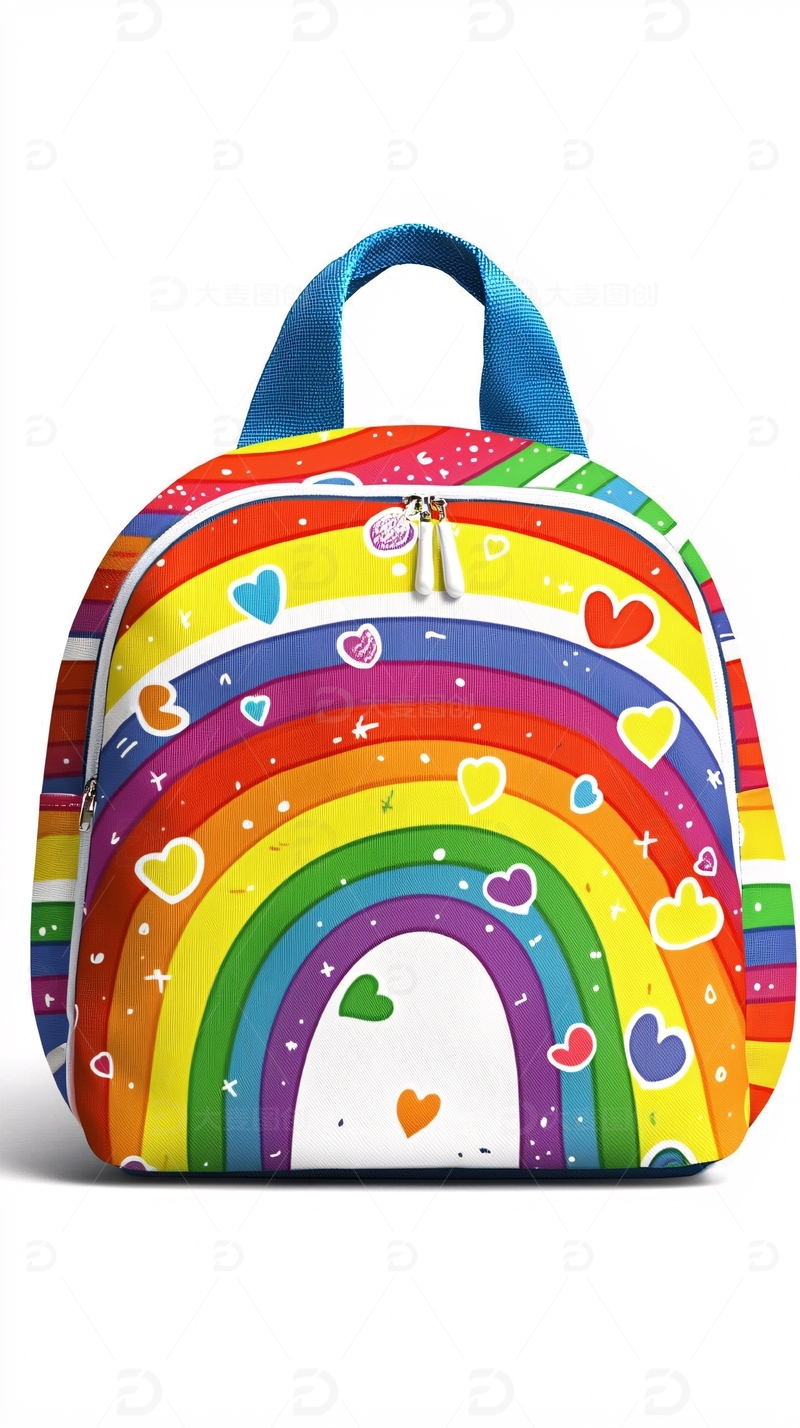 高清大图下载【趣麦麦图】彩虹爱心午餐包
