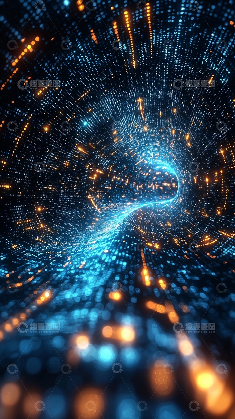 高清大图下载【趣麦麦图】光线隧道