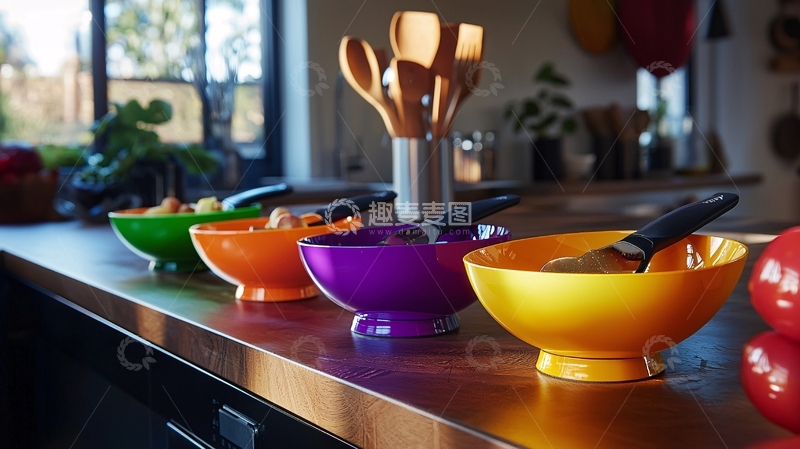 高清大图下载【趣麦麦图】-彩色碗