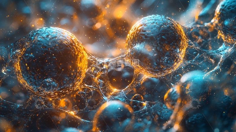 高清大图下载【趣麦麦图】抽象细胞结构
