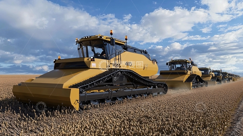 高清大图下载【趣麦麦图】大型农业机械