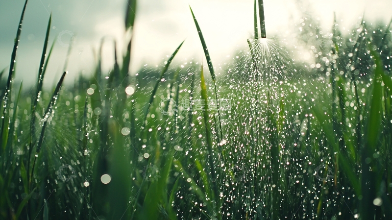 高清大图下载【趣麦麦图】雨后青草