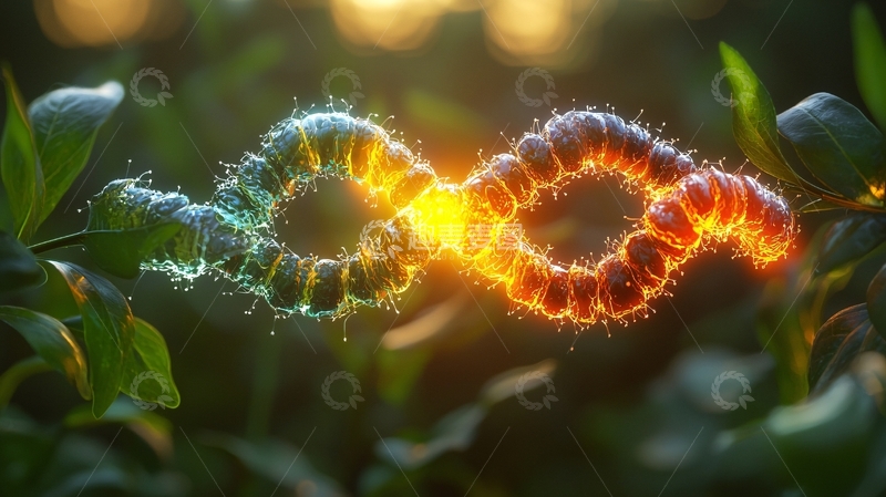 高清大图下载【趣麦麦图】能量连接的生物链