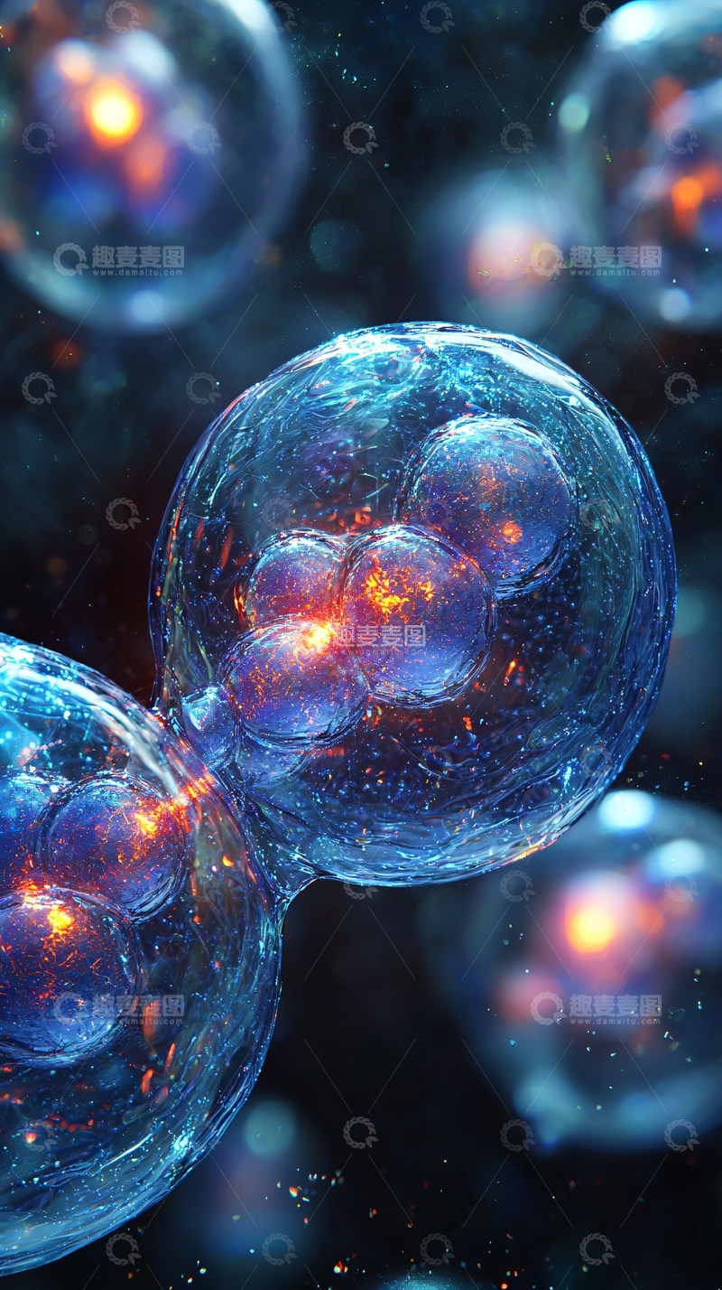 高清大图下载【趣麦麦图】细胞分裂