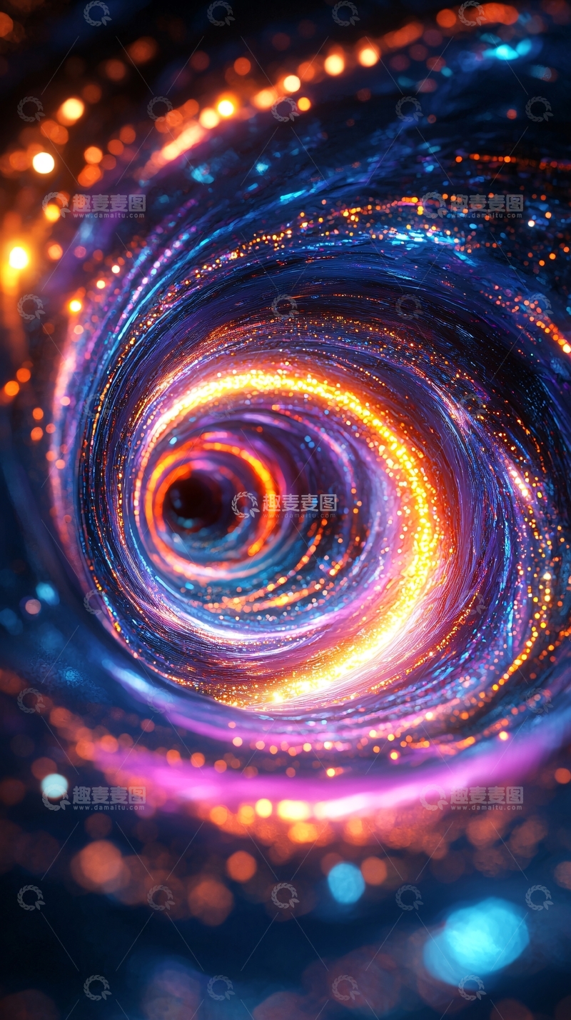 高清大图下载【趣麦麦图】绚丽多彩的螺旋星云