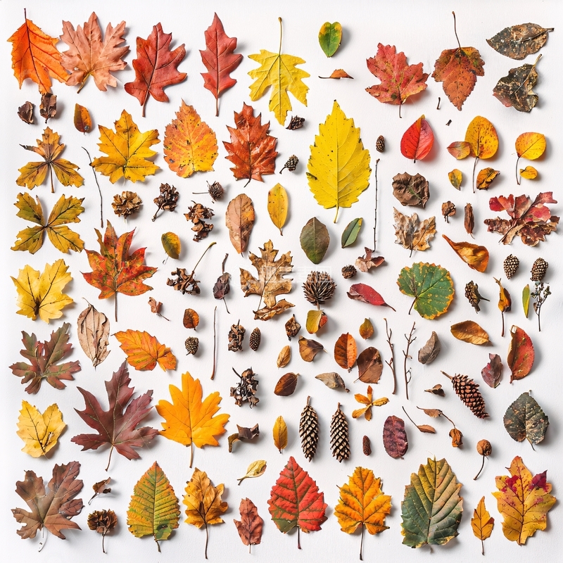 高清大图下载【趣麦麦图】秋叶素材