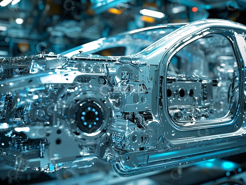 高清大图下载【趣麦麦图】汽车车身骨架