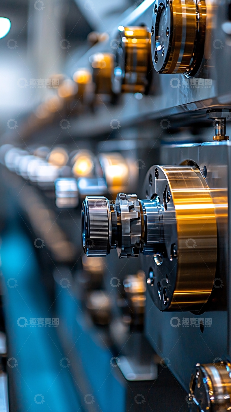 高清大图下载【趣麦麦图】精密金属部件特写