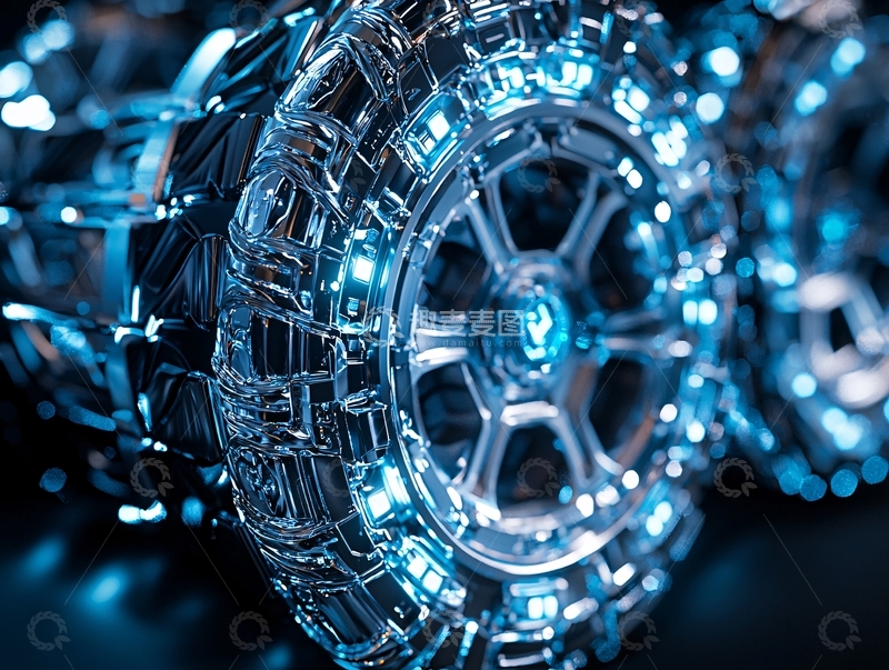 高清大图下载【趣麦麦图】未来科技轮胎