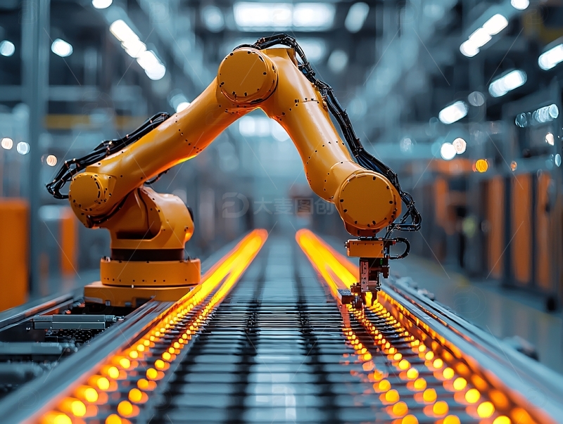 高清大图下载【趣麦麦图】智能工厂生产线2