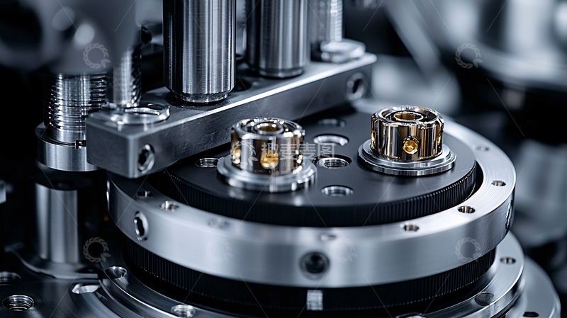 高清大图下载【趣麦麦图】精密金属零件的特写