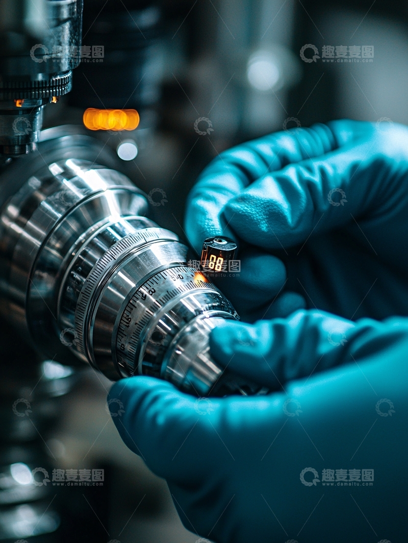 高清大图下载【趣麦麦图】科研人员操作精密仪器