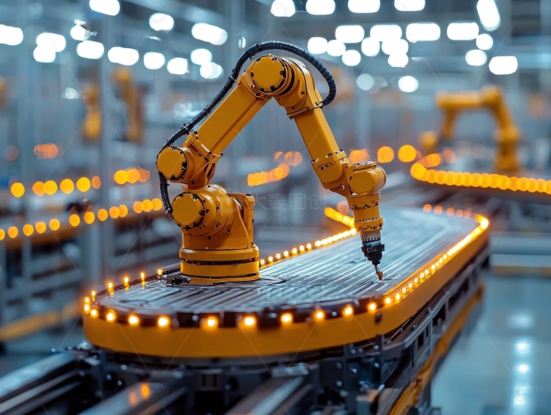 高清大图下载【趣麦麦图】工业机器人