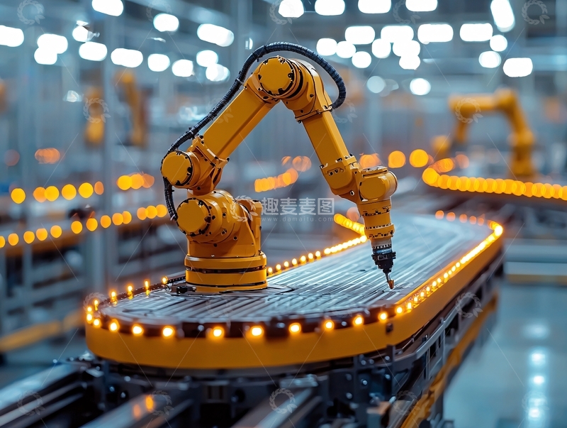 高清大图下载【趣麦麦图】工业机器人