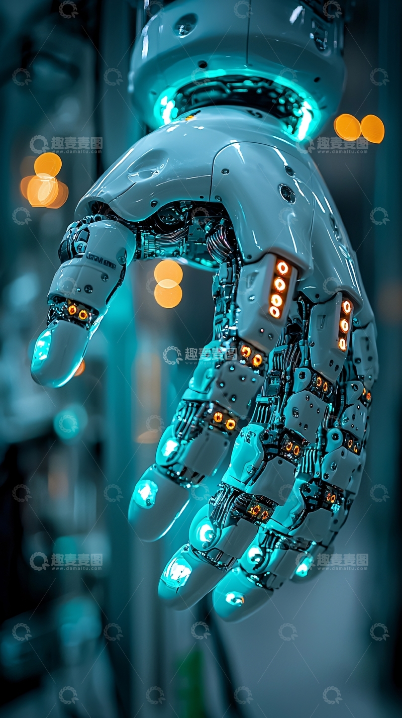 高清大图下载【趣麦麦图】机械手臂