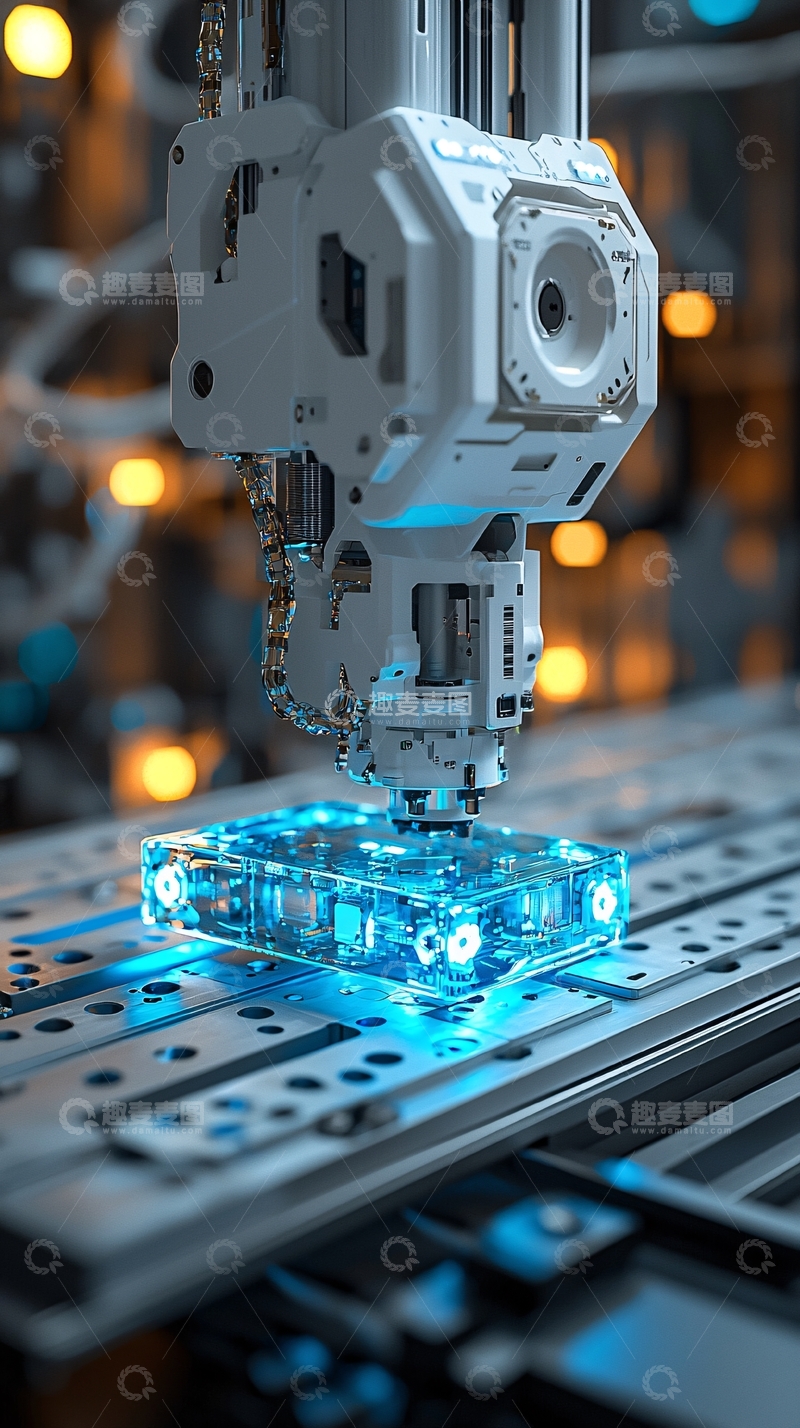 高清大图下载【趣麦麦图】工业机器人