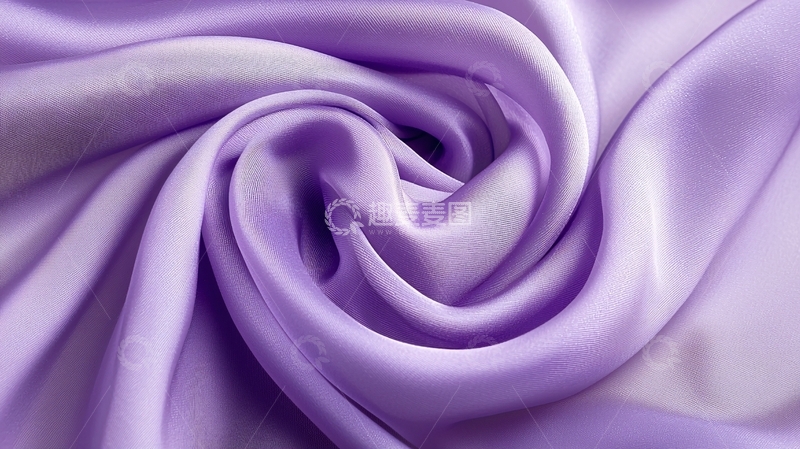 高清大图下载【趣麦麦图】紫色丝绸布料质感