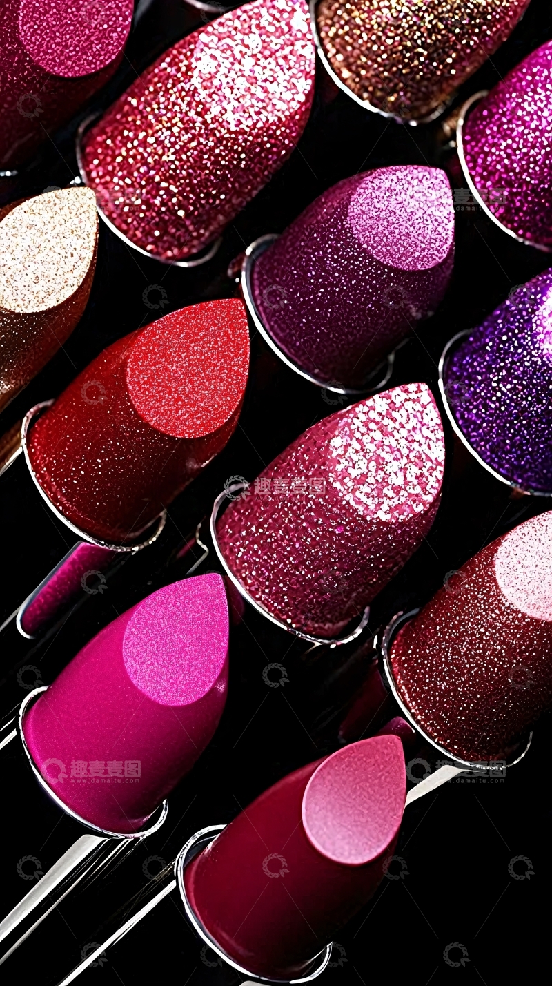 高清大图下载【趣麦麦图】闪亮唇膏多种颜色