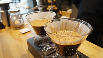 手冲咖啡器具特写