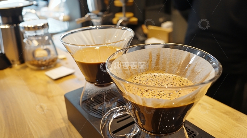 高清大图下载【趣麦麦图】手冲咖啡器具特写