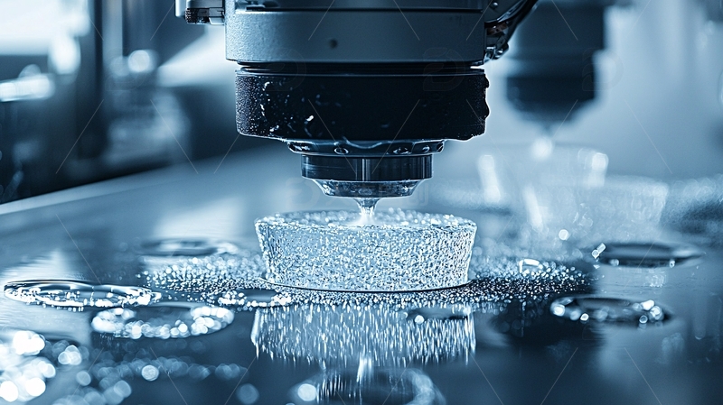 高清大图下载【趣麦麦图】金属零件加工的精密仪器