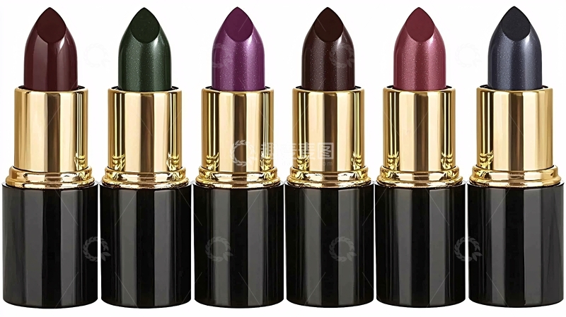 高清大图下载【趣麦麦图】六支不同颜色口红
