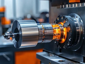 精密金属零件加工特写