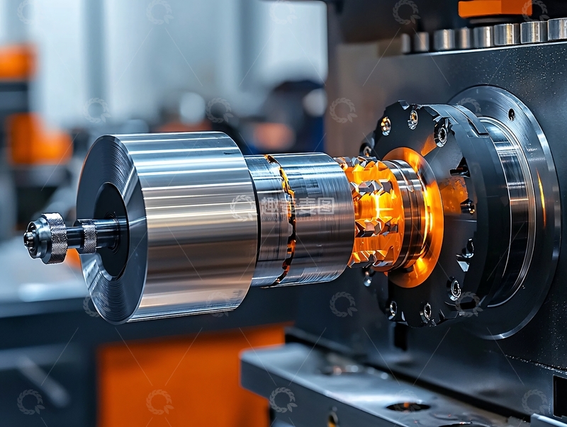 高清大图下载【趣麦麦图】精密金属零件加工特写