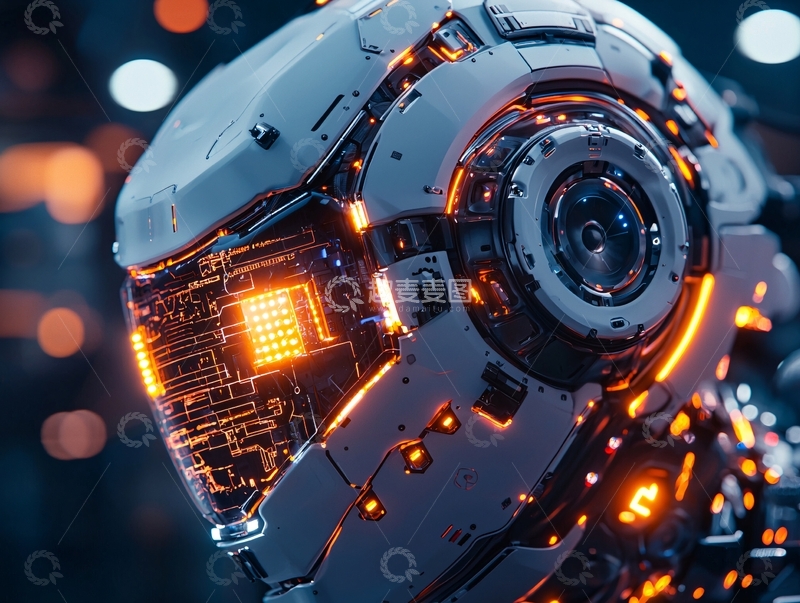 高清大图下载【趣麦麦图】未来科技机器人7
