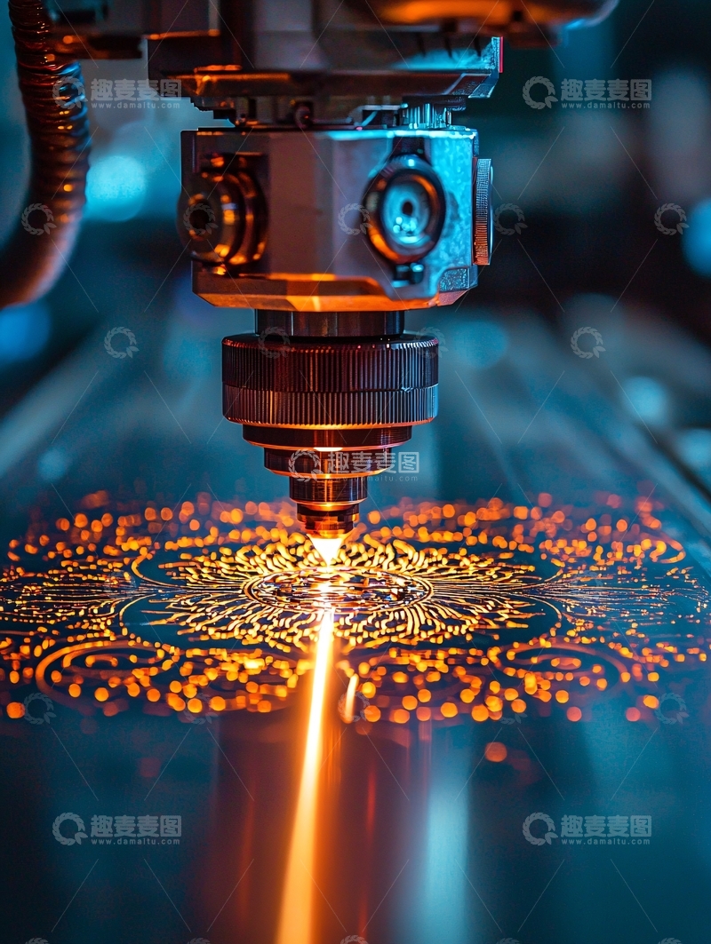高清大图下载【趣麦麦图】激光切割金属工艺