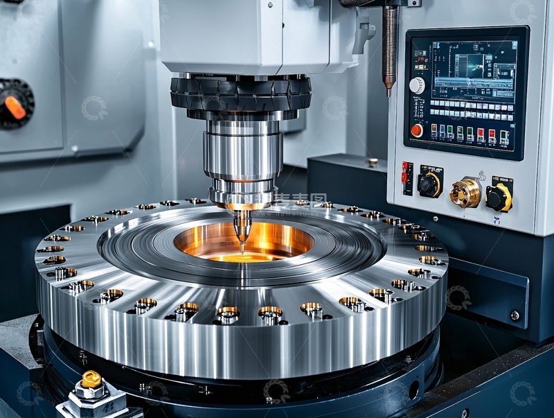 高清大图下载【趣麦麦图】金属零件精密加工过程