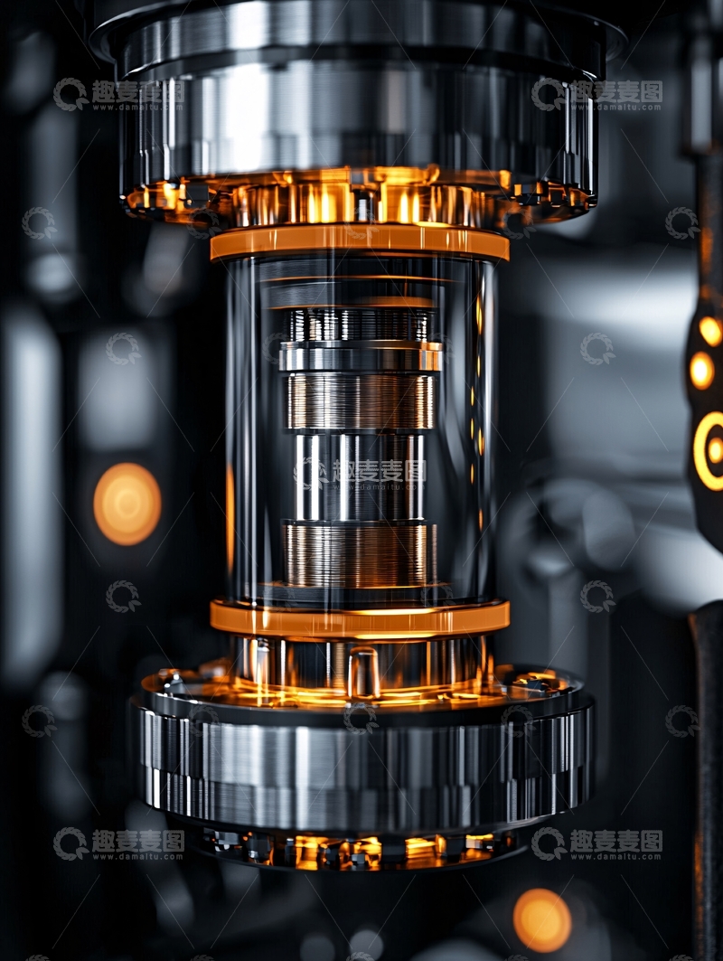 高清大图下载【趣麦麦图】精密机械内部结构图