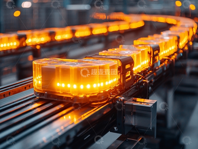 高清大图下载【趣麦麦图】流水线生产