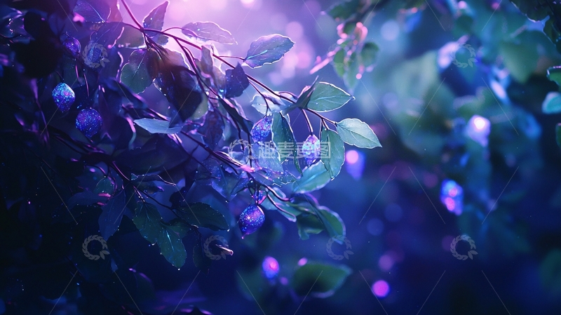 高清大图下载【趣麦麦图】自然绿叶背景