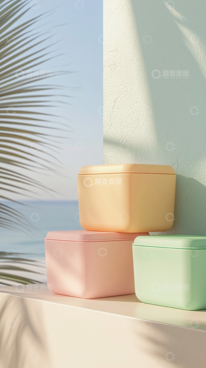 高清大图下载【趣麦麦图】-轻奢风收纳盒