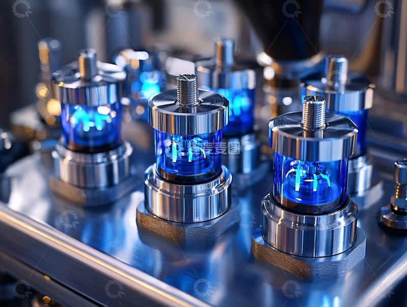 高清大图下载【趣麦麦图】科幻蓝色能量反应堆